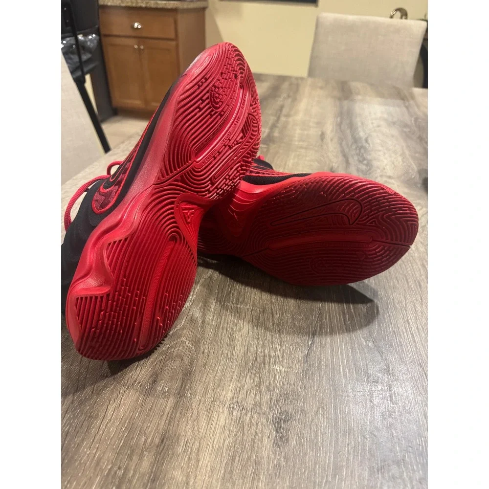 Nike Giannis Immortality 4 Black Team Red University Red FQ3680-004 Mens 10.5 - Picture 8 of 9